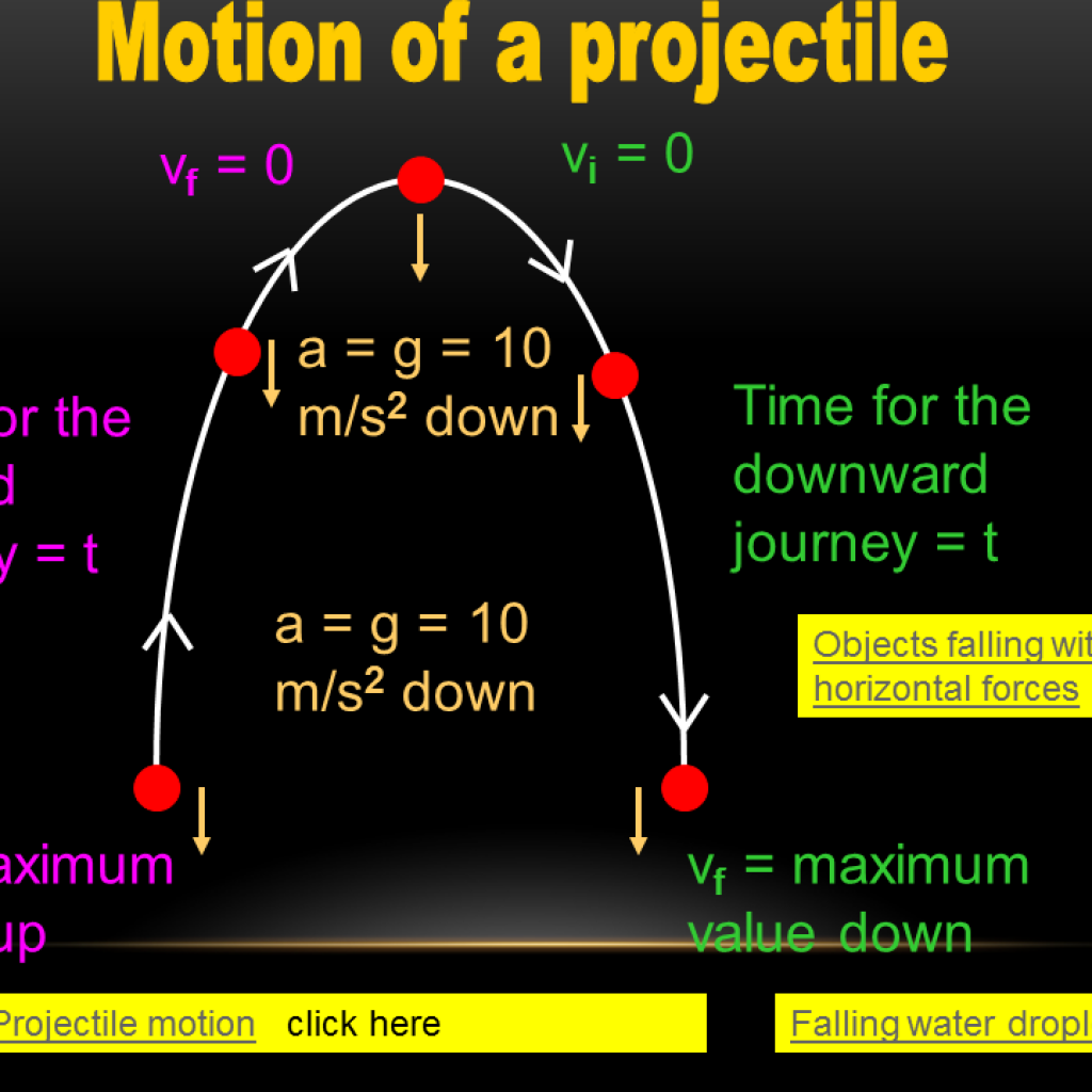 Vertical Projectile Motion Notes for Grade 12 1