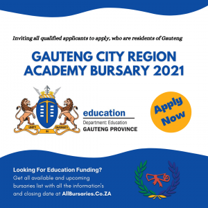 GCRA Bursary Monthly Allowance and how to Apply