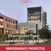 Sol Plaatje University (SPU) Prospectus 2027