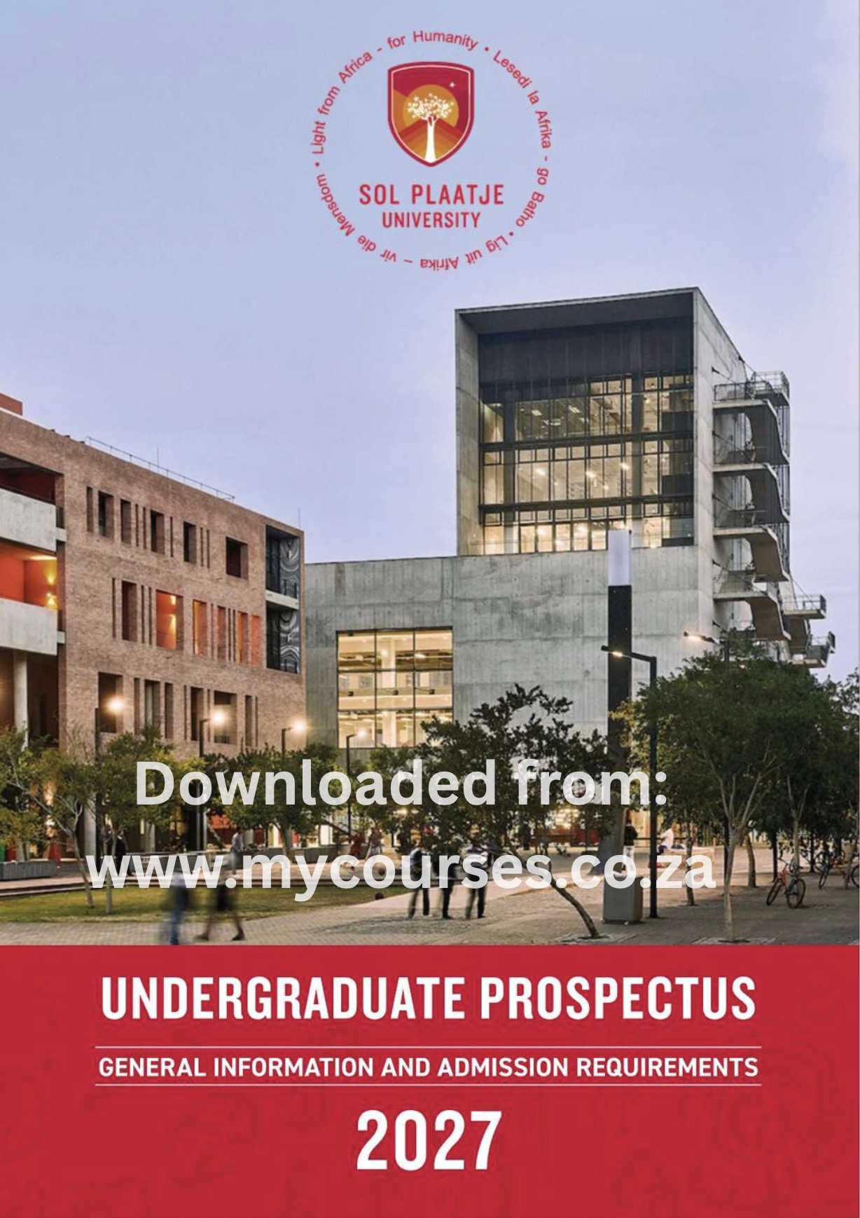 Sol Plaatje University (SPU) Prospectus 2027