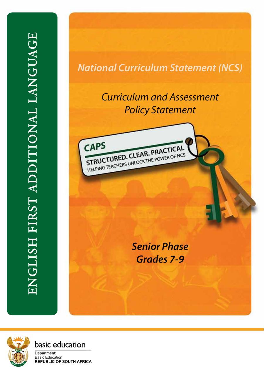 English First Additional Language CAPS Document Grades 7-9 kavo-162