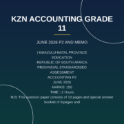 Accounting Grade 11 Term 2 2026 Exam Paper 2 PDF GUP-053