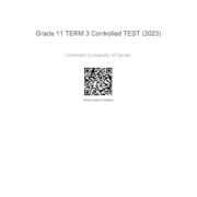 Grade 11 Physical Sciences Term 3 Controlled Test PDF cp4e30