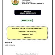 Grade 12 Sepedi SAL P2 Nov 2025 Question Paper & Memo PDF