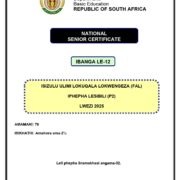 Grade 12 isiZulu FAL P2 Nov 2025 Question Paper & Memo PDF