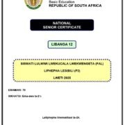 Grade 12 siSwati FAL P2 Nov 2025 Question Paper & Memo PDF