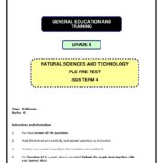 Grade 6 Natural Sciences and Technology Pre-Test Covering Term 3 Energy Content PDF jedkts