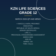 Life Sciences Grade 12 Term 1 – 2026 Test PDF KTK-083