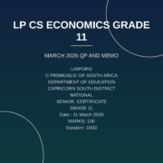 Economics Grade 11 Term 1 Test (2026) PDF NZS-117