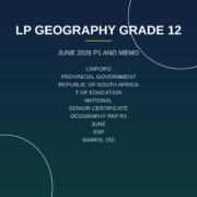 Geography Grade 12 Paper 1 Term 2 (2026) Exam PDF PHZ-123