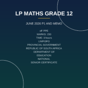 Mathematics Grade 12 Paper 1 Term 2 Exam (2026) PDF QPI-131