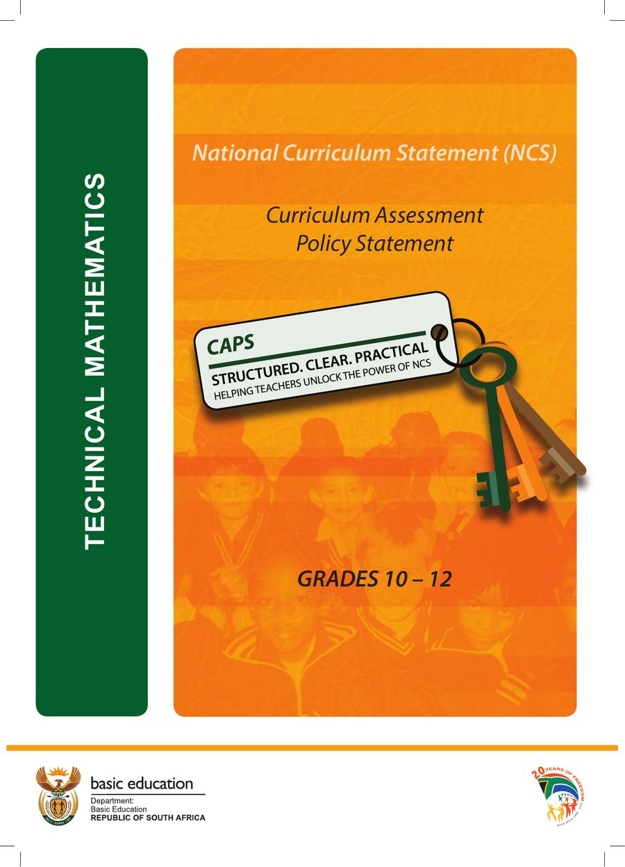 Technical Mathematics CAPS Document Grades 10-12 kavo-133