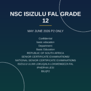 IsiZulu FAL Grade 12 Paper 2 Term 2 Exam (2026) PDF VRK-188