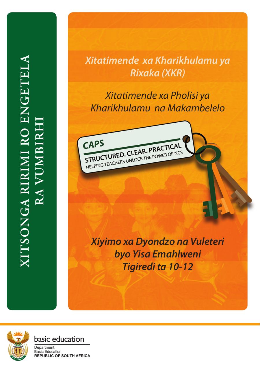 Xitsonga Second Additional Language CAPS Document Grades 10-12 kavo-058
