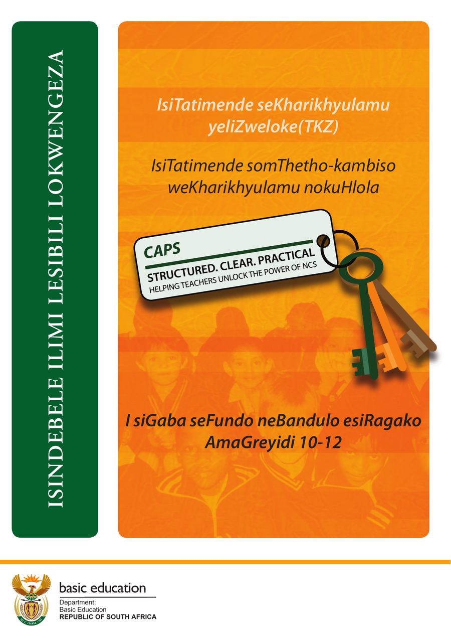 isiNdebele Second Additional Language CAPS Document Grades 10-12 kavo-050