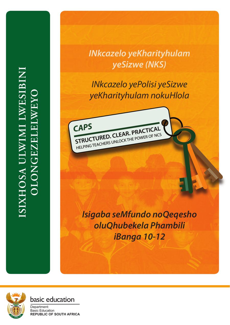 isiXhosa Second Additional Language CAPS Document Grades 10-12 kavo-051